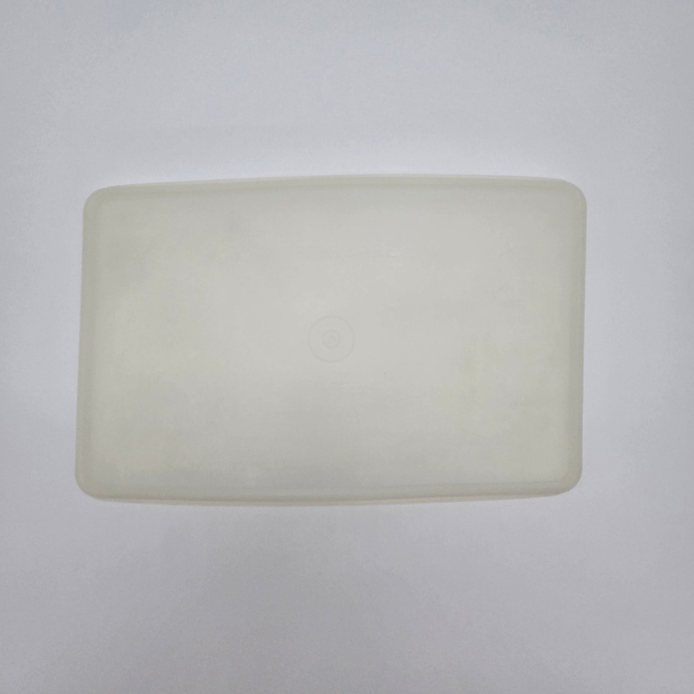 Tupperware Replacement Lid Only White Rectangular 11x7 Retro Kitchen Cottagecore